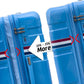Travelus Printed Hard Shell PC Lightweight Stylish Luggage 3 Piece set with extra size expansion 