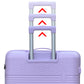 Travel Way PP Line Pro Unbreakable Lightweight 3 Pcs Set (20/24/28 Inch) Hard Shell Luggage Bag With Combination Lock And Telescopic Handle