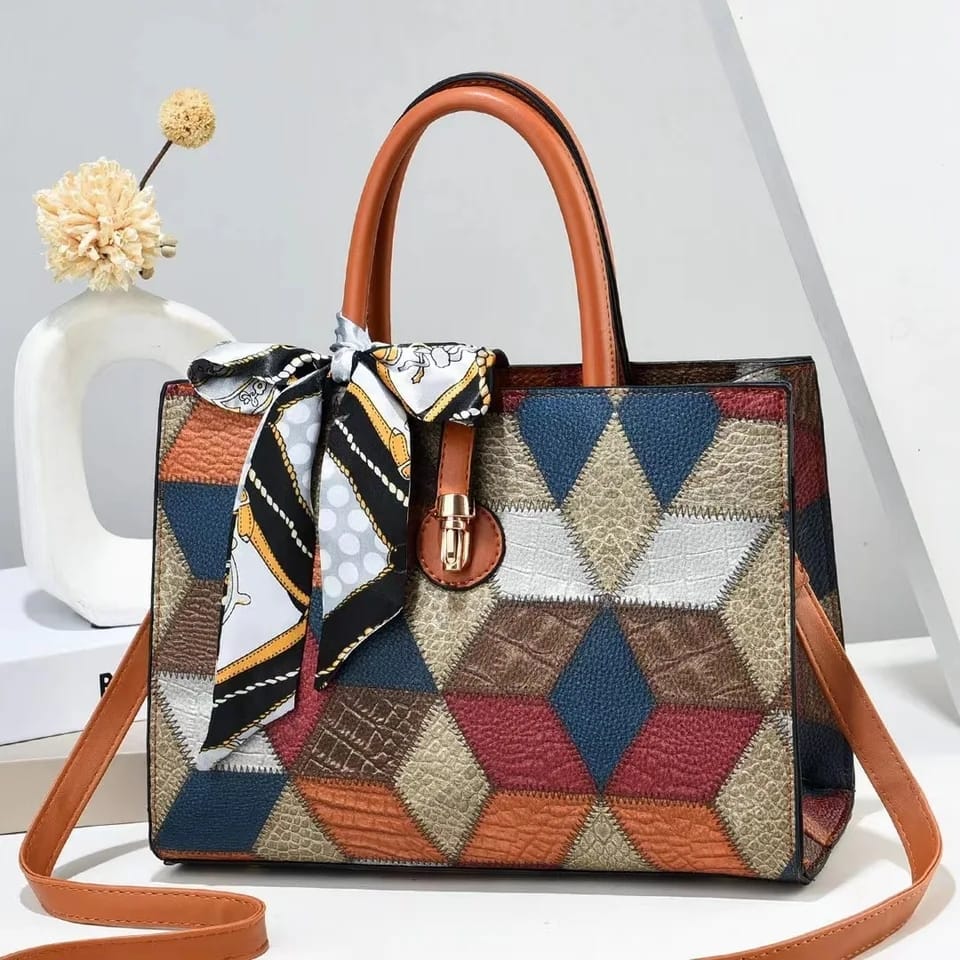 Fashion Women Printed Shoulder Bag | Trigon Tote Bag