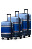 Travelus Printed Expandable PC Lightweight 3 Pcs Set (20/24/28 Inch) Luggage Bags with Smooth Spinner Wheels