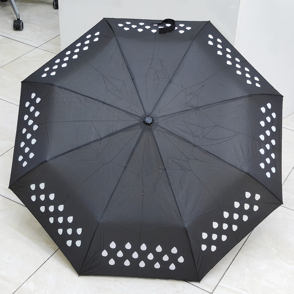 Colour Changing Umbrella Black Colour Design Zaappy.com