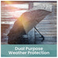 Automatic Open and Close Single Colour 3 Fold Bright Umbrella Zaappy.com