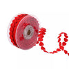 Red Heart Shaped Lace Trim Valentine's Day Wrapping Ribbon For Decor
