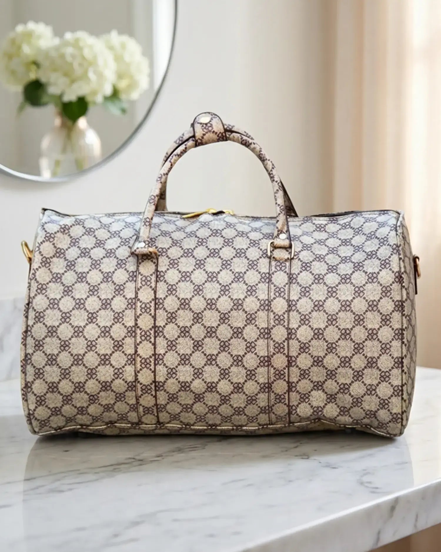 VL PU Leather Beauty Case Lightweight Cosmetics Bag - Big