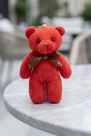 Valentine Cute Mini Teddy Bear Plush Toy Keychain | Stuffed Bear Doll Pendant