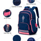 Vertex Kids 16 Inch School Bag with Pencil Pouch, 7-13 Years With Adjustable Strap Buckle