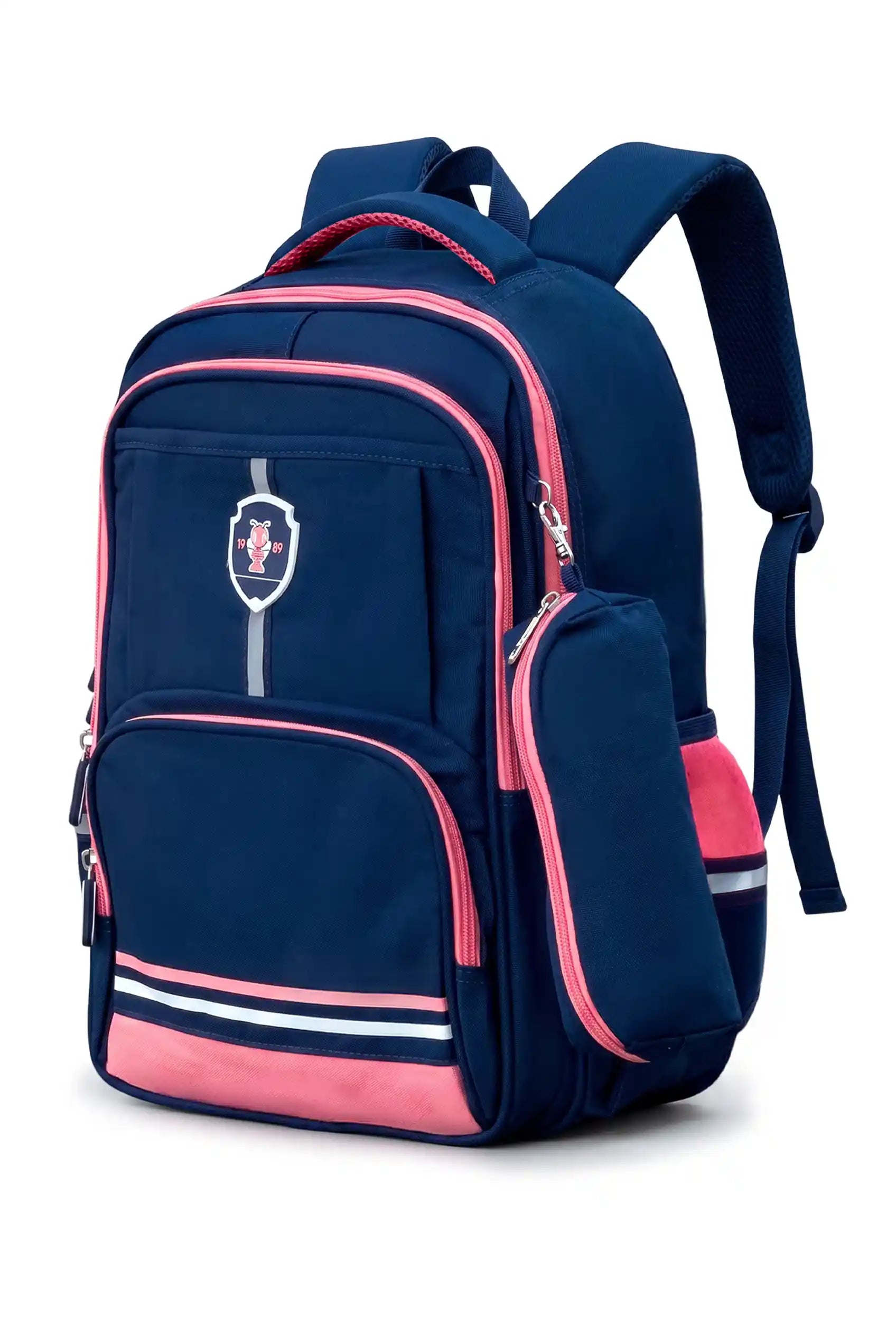 Vertex Kids 16 Inch School Bag with Pencil Pouch, 7-13 Years With Adjustable Strap Buckle