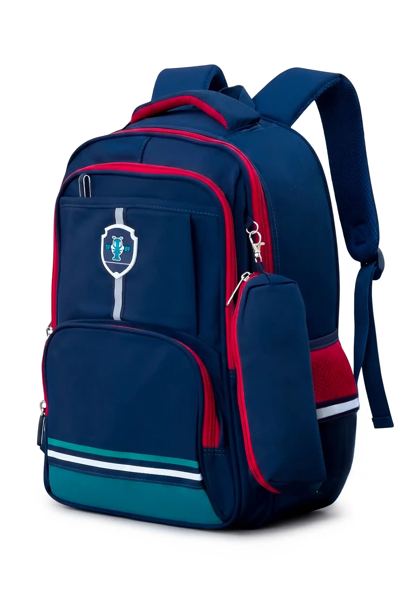 Vertex Kids 16 Inch School Bag with Pencil Pouch, 7-13 Years With Adjustable Strap Buckle