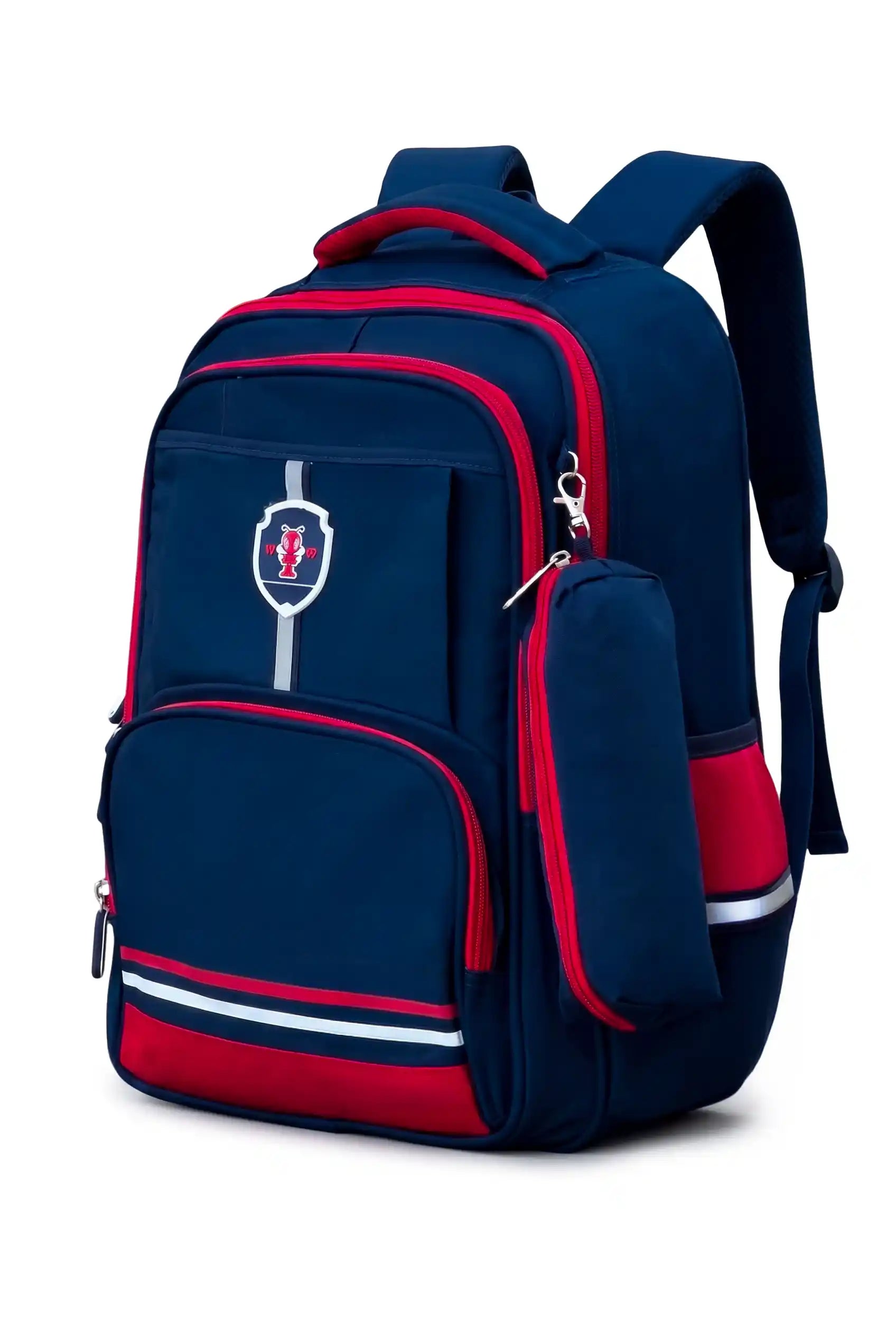 Vertex Kids 16 Inch School Bag with Pencil Pouch, 7-13 Years With Adjustable Strap Buckle