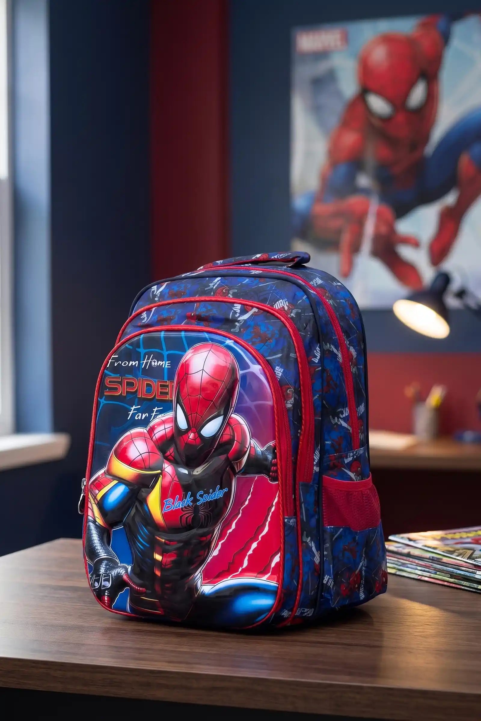 16 Inch Character Printed School Bag for 4 to 12 Years, Lightweight with Adjustable Strap Buckle