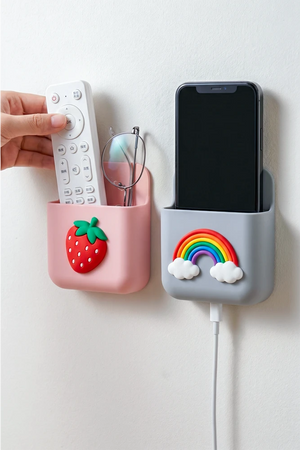 Wall Mounted Mobile Phone Holder | Flower Type Mobile Holder Combo Offer