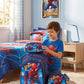 Web Wheeled 3 Pcs School Bag, Lightweight With Multiple Compartments And Adjustable Padded Straps