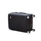 20" Black Colour JIAN ABS Line Luggage Lightweight Hard Case Carry On Trolley Bag With Spinner Wheel Zaappy.com