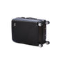 24" Black Colour JIAN ABS Line Luggage Lightweight Hard Case Trolley Bag With Spinner Wheel Zaappy.com