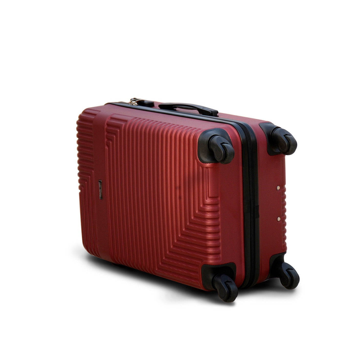 24" Red Colour Travel Way ABS Luggage Lightweight Hard Case Trolley Bag Zaappy.com