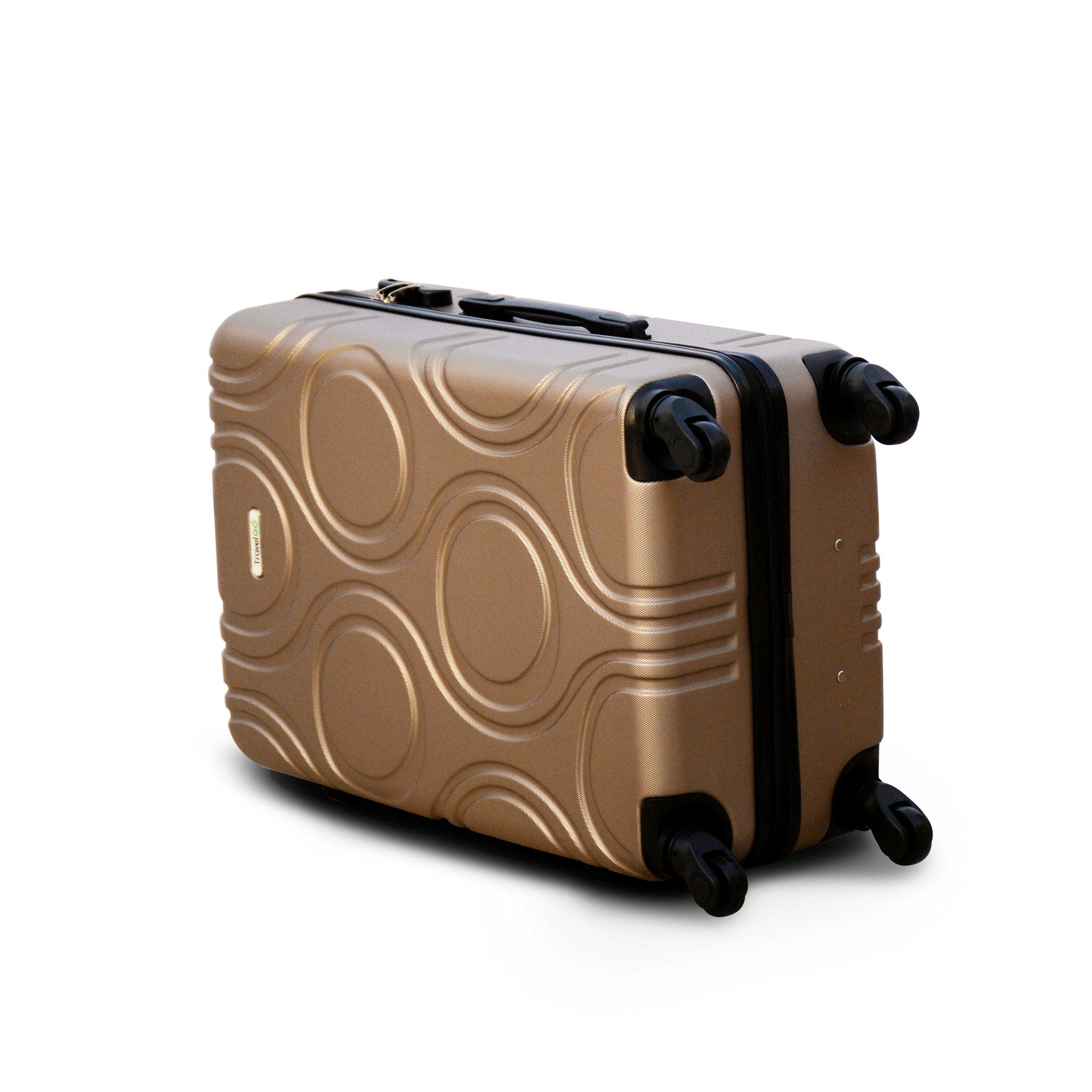 20” Inches Lightweight ABS Luggage | Hard Case Trolley Bag | 2 Years Warranty | Yinton 2208 Gold