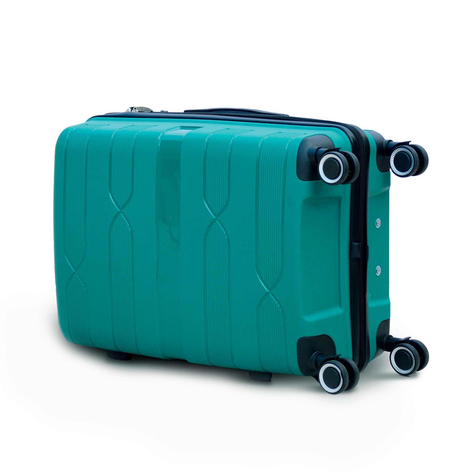 20” Paris Fashion Lightweight PP Luggage Light Green Colour | Hard case Spinner Wheel Trolley Bag zaappy.com