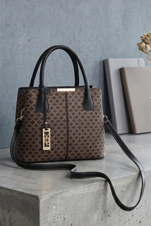Women Fashion Printed Shoulder Bag | Cross Mesh Shoulder Bag