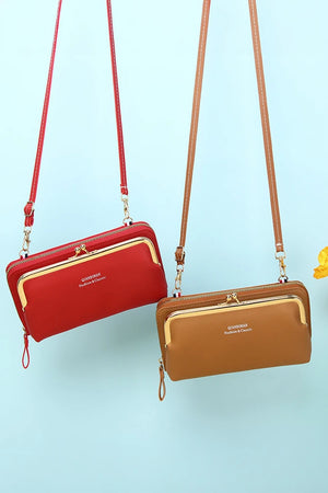 Women Sling Crossbody Wallet For Women | Mobile Phone Holder Purse With Shoulder Strap
