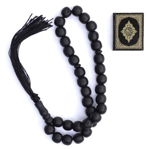 Natural Wooden Tasbeeh Misbaha Prayer Beads | Rosary 33 Zikr Beads