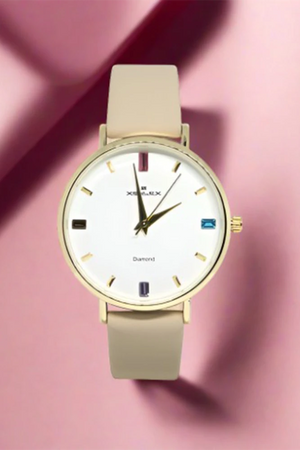 Xenlex Diamond Analog Water Proof Watch For Women | Stylish Elegant Round Dial