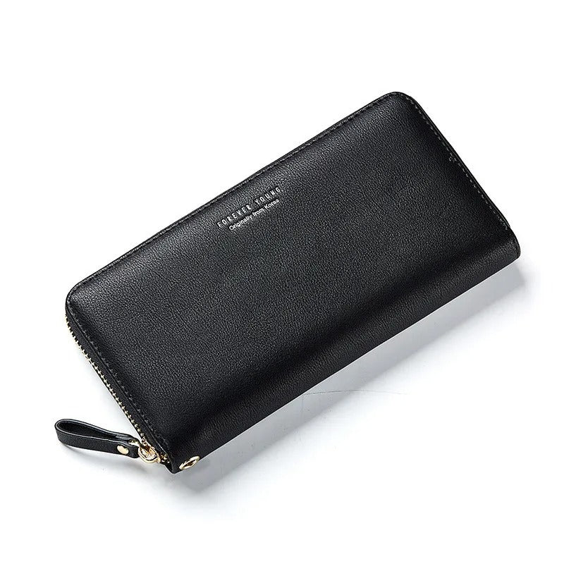 Forever Young Fashion Long Wallet For Women | Card Holder Wristlet Zip Around Purse