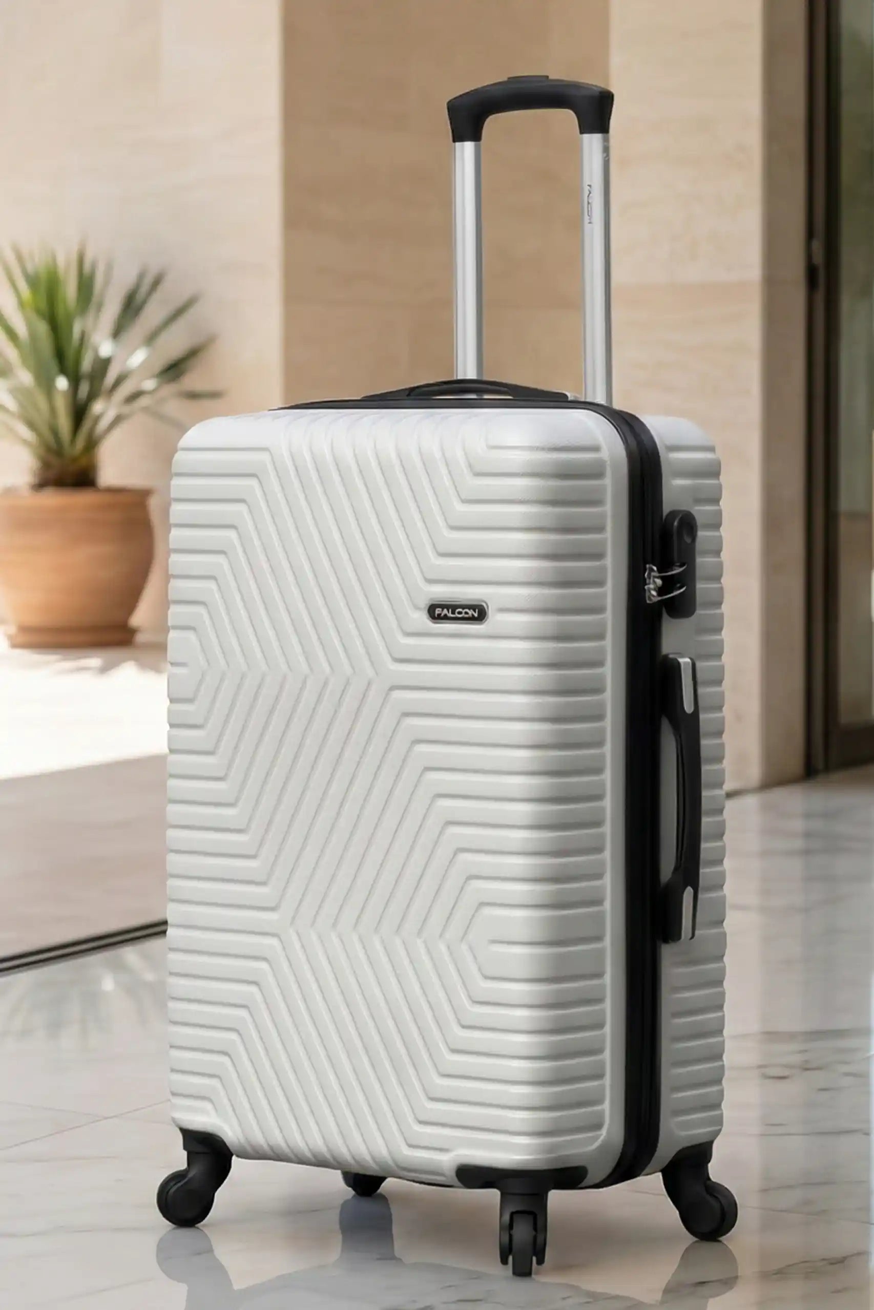 Zig Zag V2 Lightweight ABS Luggage With Spinner Wheels | 4 Pcs Set 20, 24, 28, 32 Inches