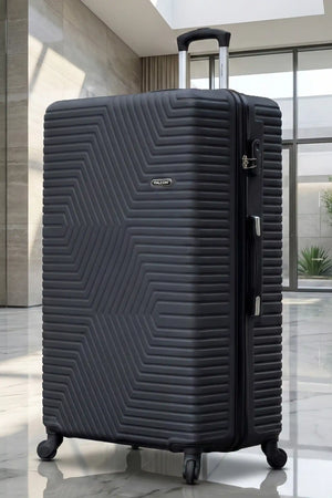 28 Inch Zig Zag V2 Lightweight ABS Large Size Checked Luggage With Spinner Wheels