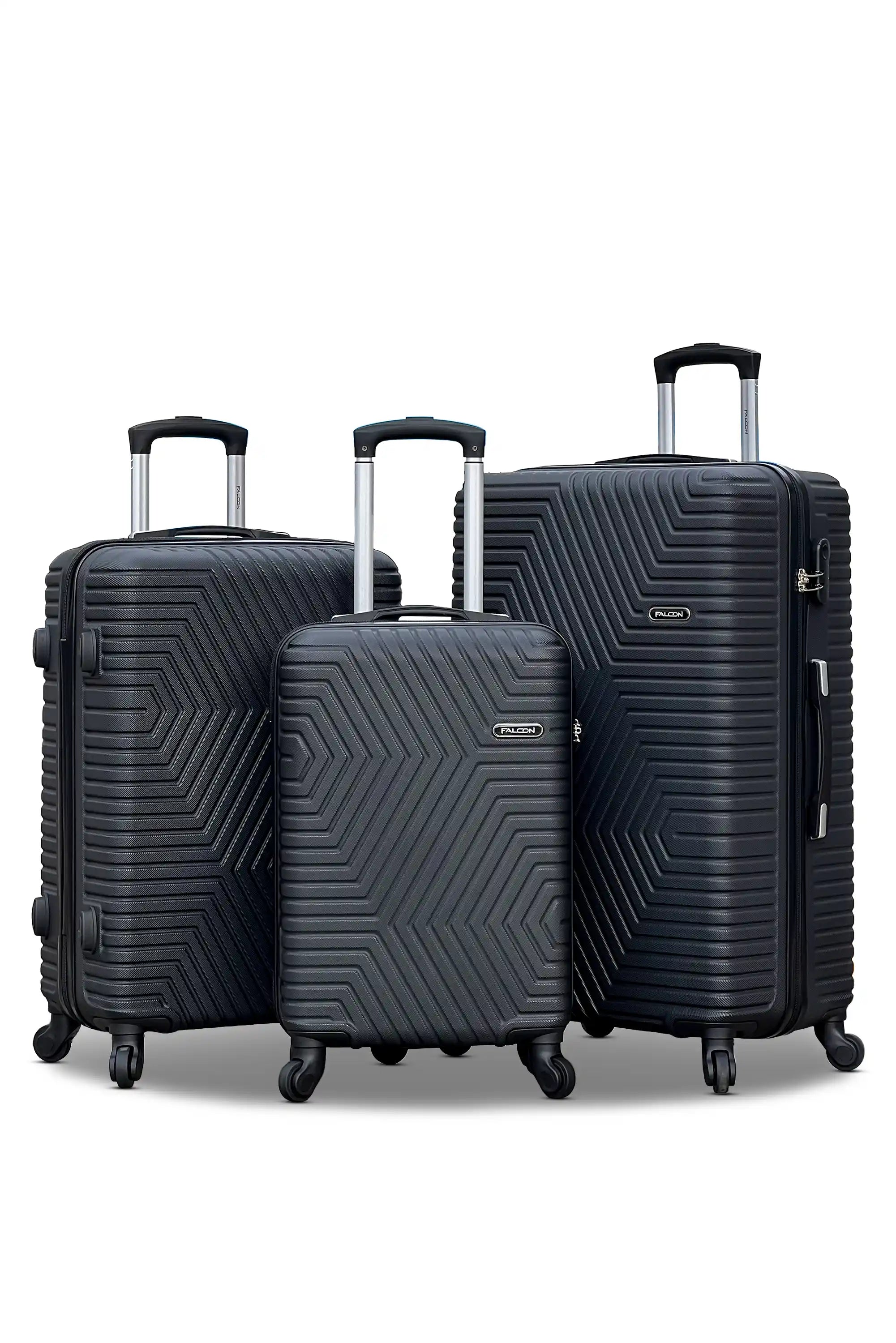 Zig Zag V2 Lightweight ABS Luggage With Spinner Wheels | 4 Pcs Set 20, 24, 28, 32 Inches