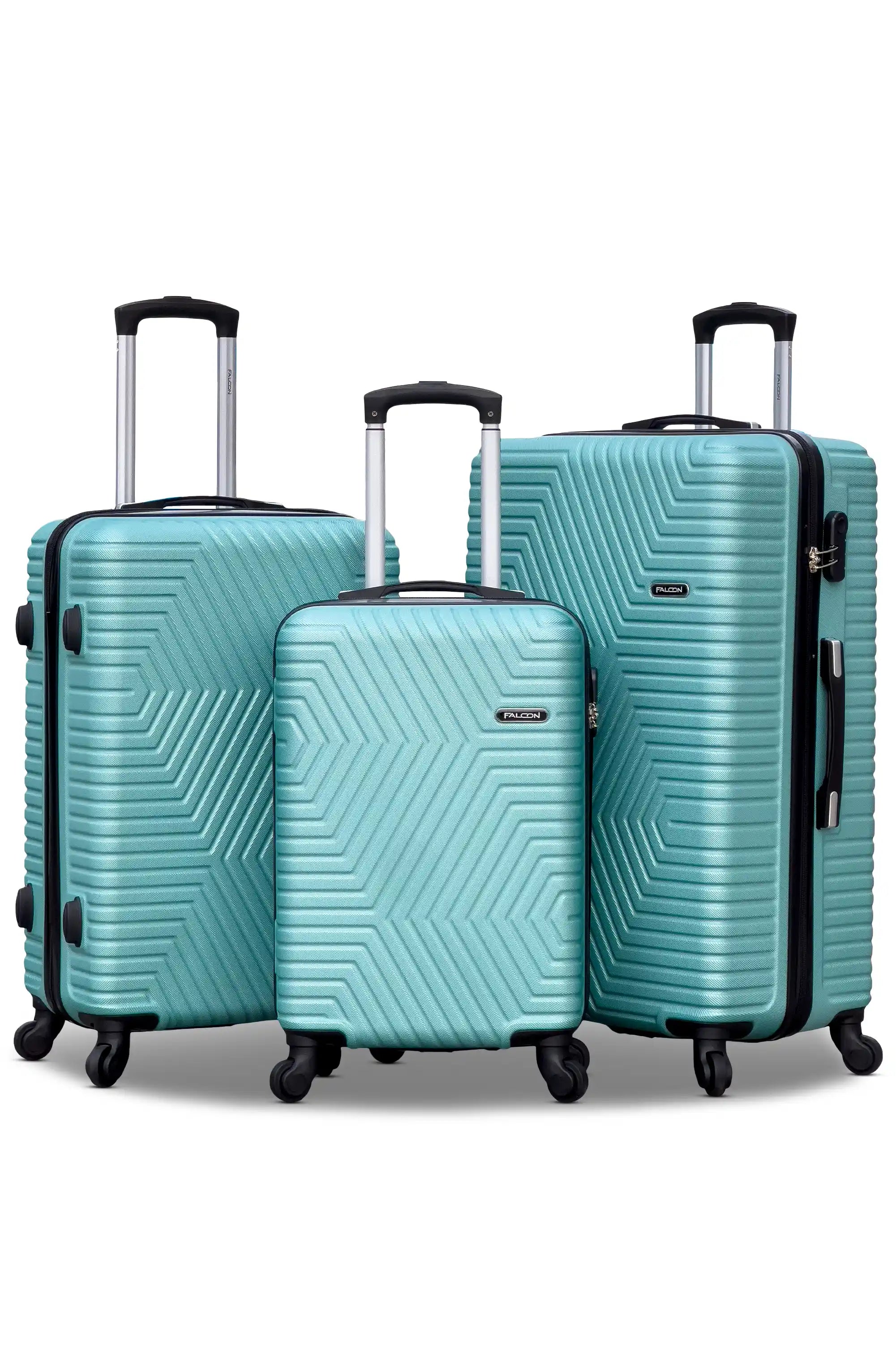 Zig Zag V2 Lightweight ABS Luggage With Spinner Wheels | 4 Pcs Set 20, 24, 28, 32 Inches