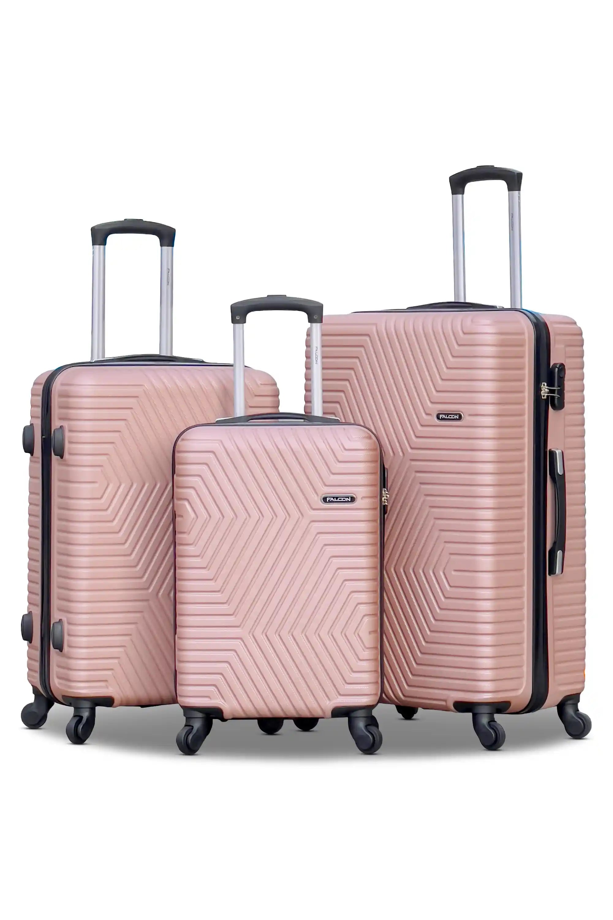 Zig Zag V2 Lightweight ABS Luggage With Spinner Wheels | 4 Pcs Set 20, 24, 28, 32 Inches