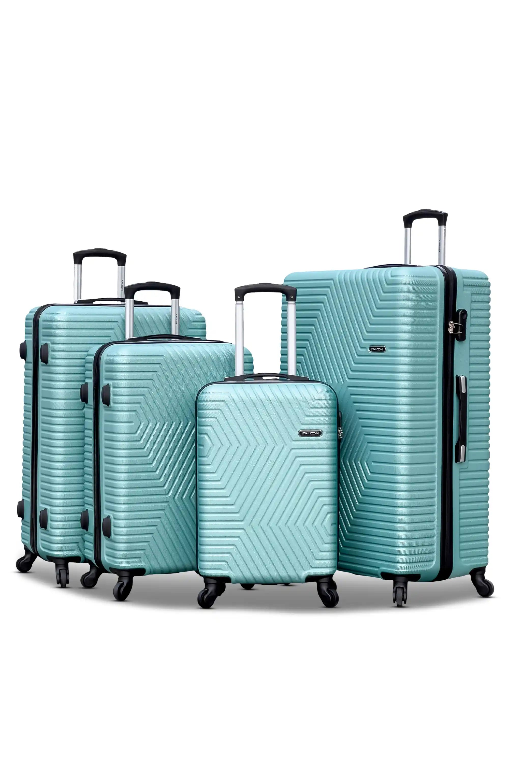 Zig Zag V2 Lightweight ABS Luggage With Spinner Wheels | 4 Pcs Set 20, 24, 28, 32 Inches