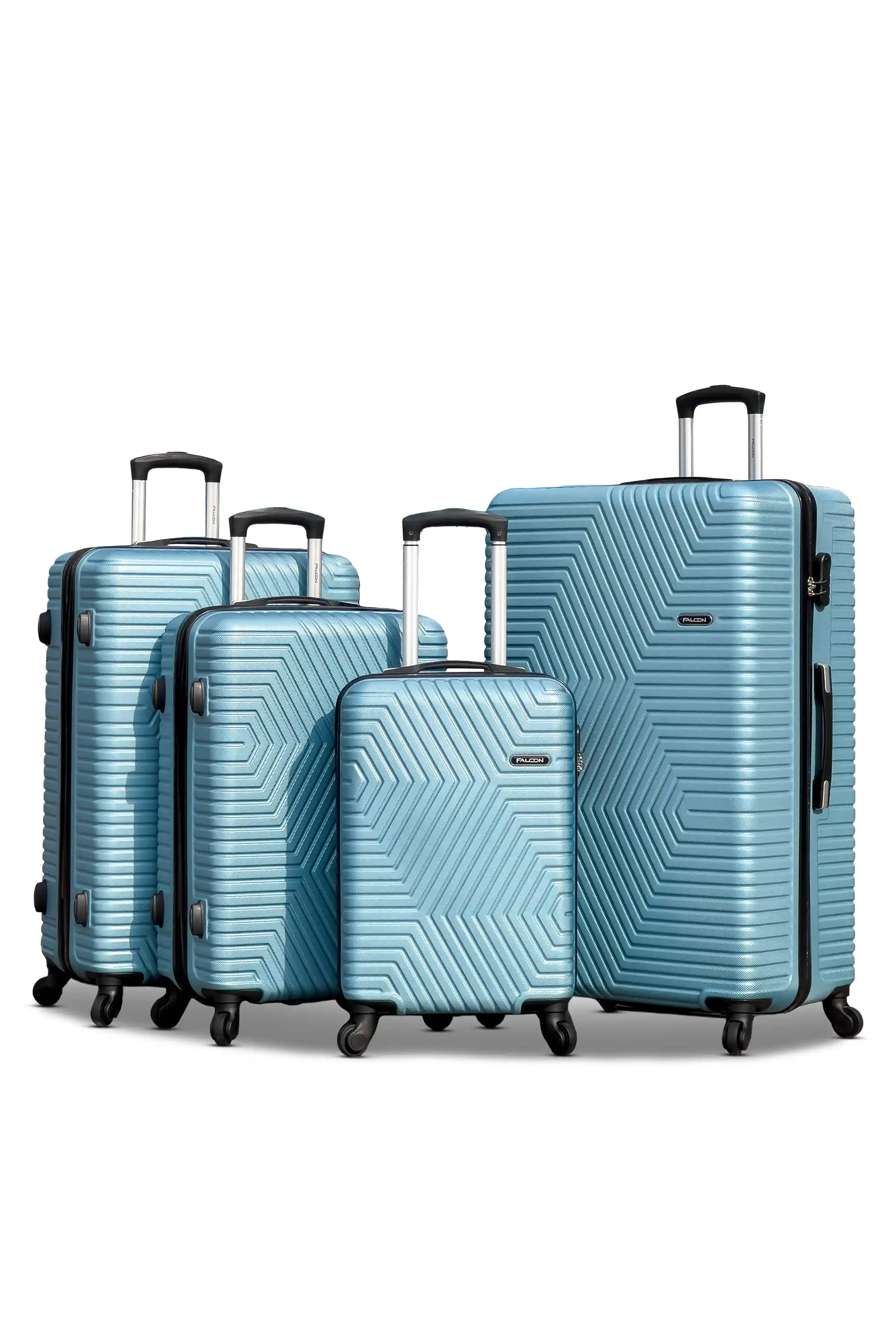 Zig Zag V2 Lightweight ABS Luggage With Spinner Wheels | 4 Pcs Set 20, 24, 28, 32 Inches