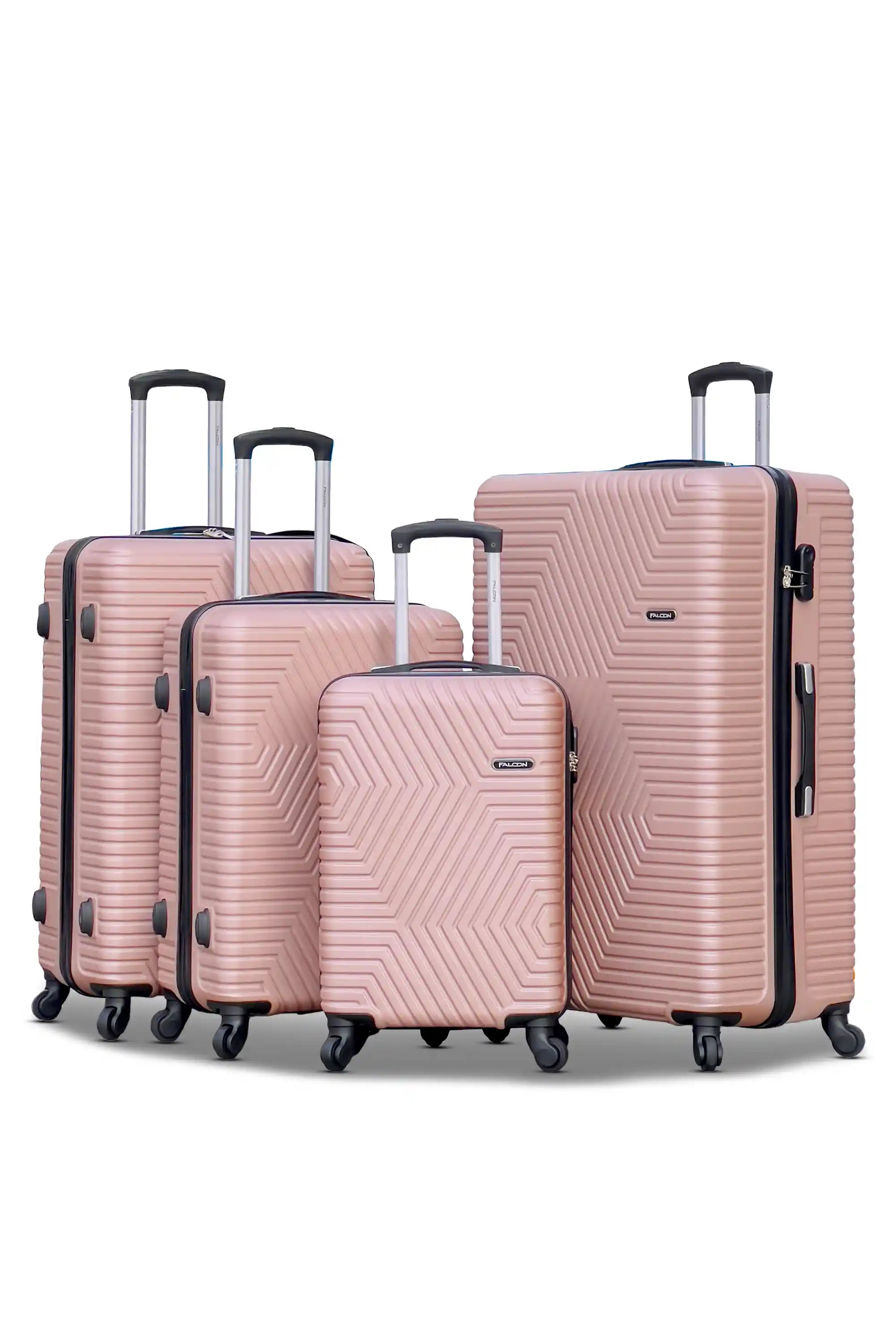 Zig Zag V2 Lightweight ABS Luggage With Spinner Wheels | 4 Pcs Set 20, 24, 28, 32 Inches