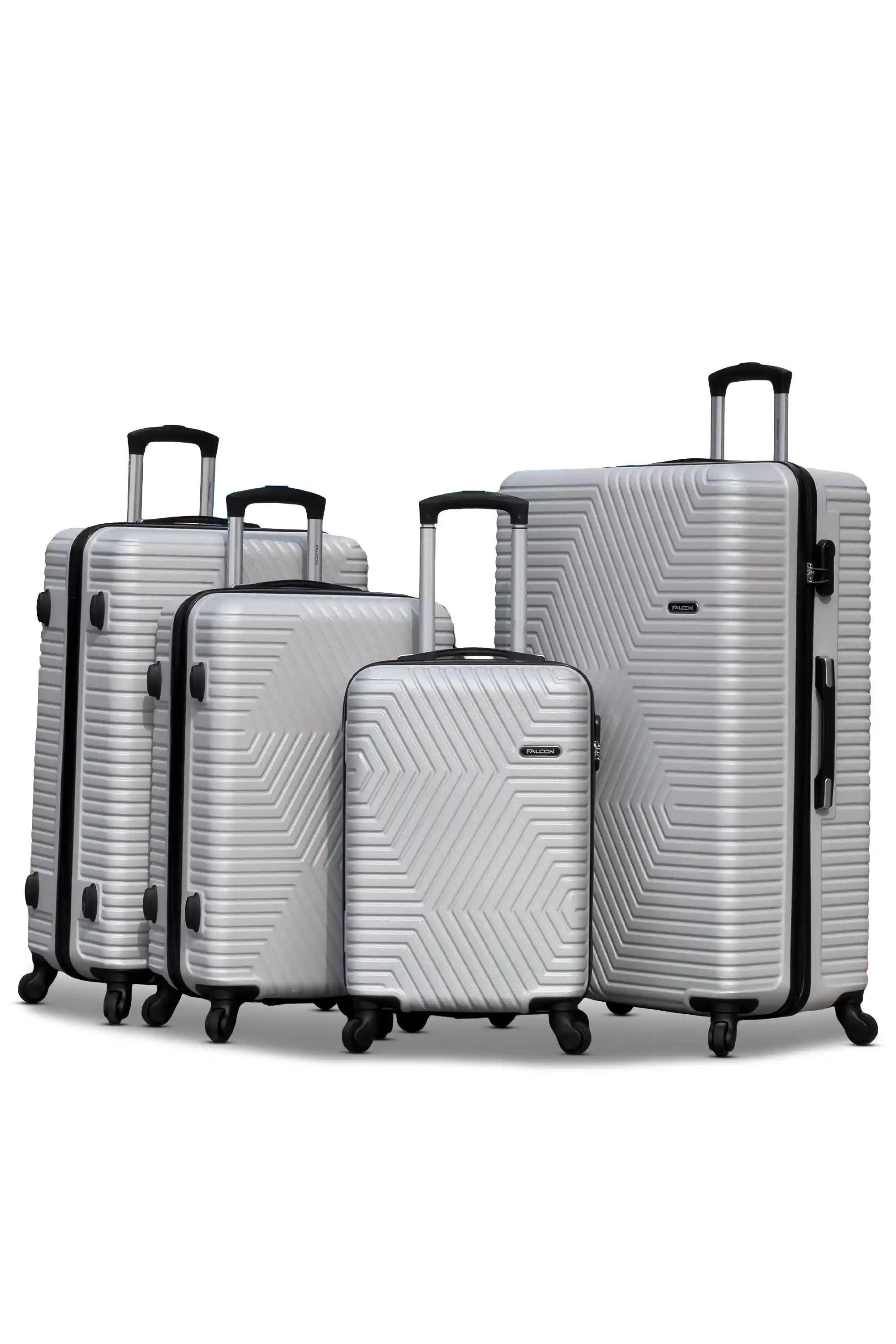 Zig Zag V2 Lightweight ABS Luggage With Spinner Wheels | 4 Pcs Set 20, 24, 28, 32 Inches