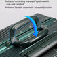24" Green Colour Aluminium Framed ABS Hard Shell Without Zipper TSA Luggage Zaappy.com