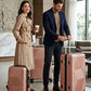 Zig Zag ABS Lightweight Luggage Bag With Double Spinner Wheel | 4 Piece Set 20, 24, 28, 32 Inches