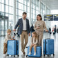 Zig Zag ABS Lightweight Luggage Bag With Double Spinner Wheel | 4 Piece Set 20, 24, 28, 32 Inches