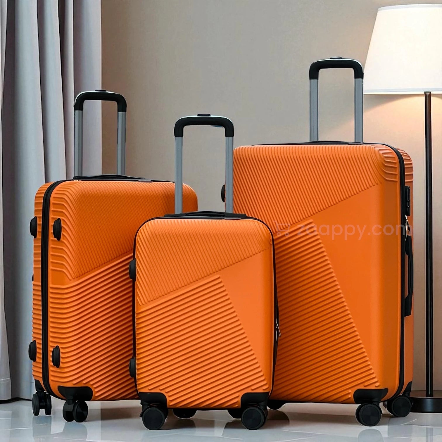 Zig Zag V3 28-Inch Hard Side Luggage Lightweight ABS Suitcase with Spinner Wheels
