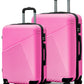Zig Zag V3 Set of 3 Hard Side Luggage Lightweight ABS Suitcase with Spinner Wheels
