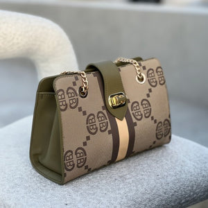 Trendy Stylish Women Sling Bag With Chain Strap | Printed Shoulder Bag