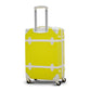 lightweight yellow spinner luggage full set and single piece trolley bag
