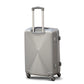 32 Inches Silver Fashion ABS Luggage Lightweight Hard Case Trolley Bag zaappy.com