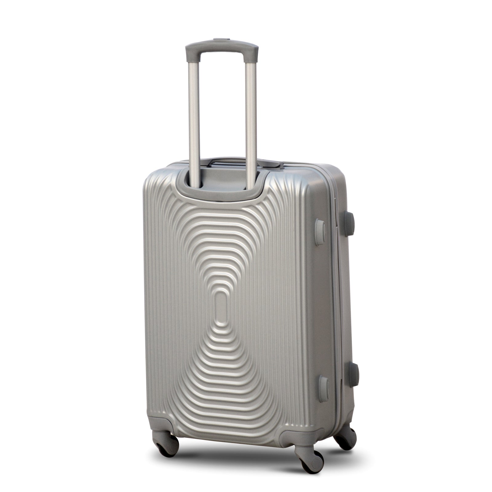 32 Inches Silver Fashion ABS Luggage Lightweight Hard Case Trolley Bag zaappy.com