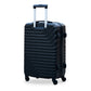 20" Black Colour SJ ABS Luggage Lightweight Hard Case Trolley Bag Zaappy.com