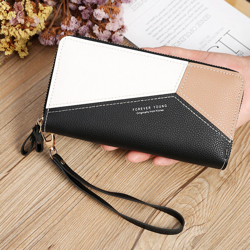 Fashion Classic Wallet For Women | Card Holder Double Zipper Long Purse