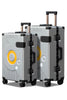 Bold Aluminium Frame 2 Pcs Set Cabin Size 20 Inch [7-10 Kg] and Checked In 24 Inch [20-25 Kg] Luggage With TSA Lock and Travel Hook