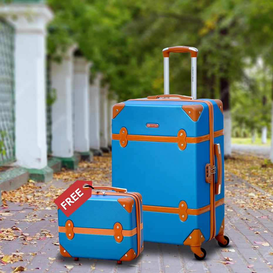 Cabin Size Corner Guard Lightweight ABS Luggage Bag 10 Kg | Beauty Case FREE