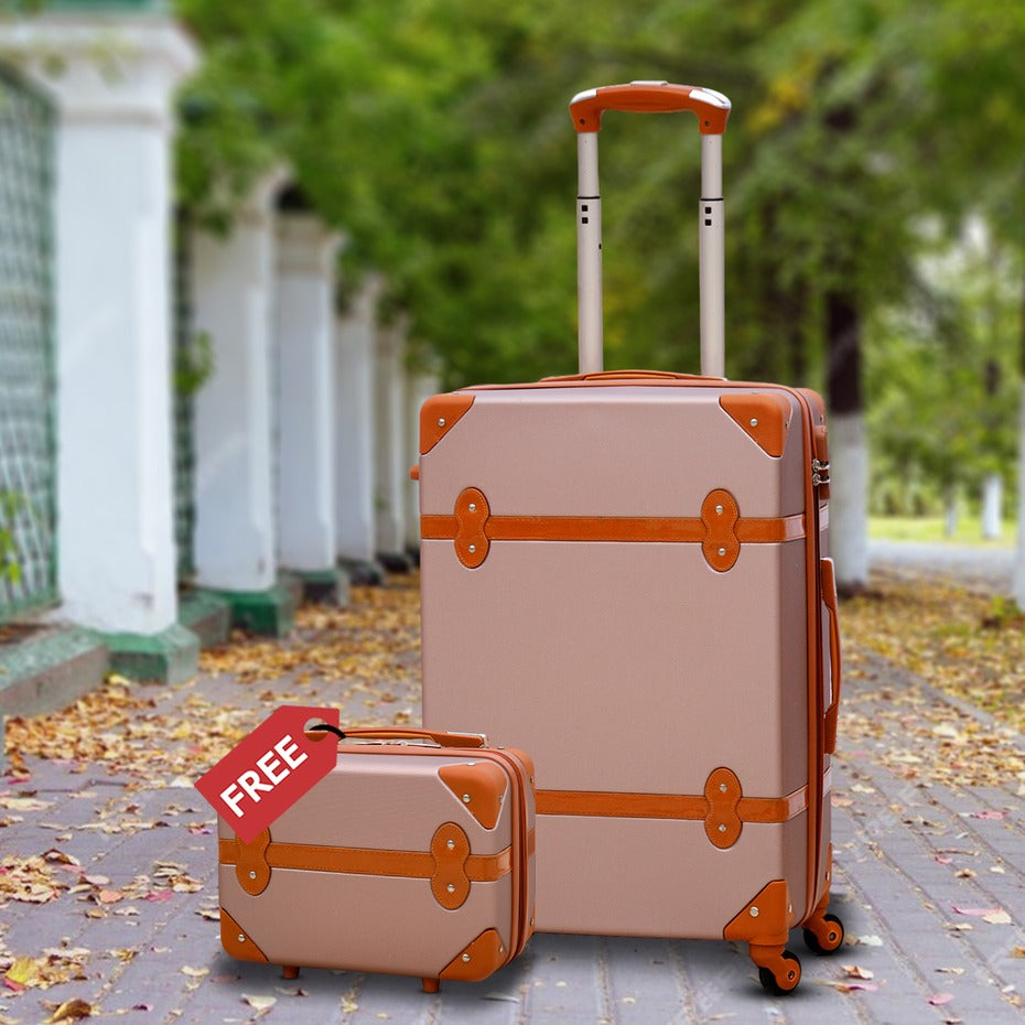 Cabin Size Corner Guard Lightweight ABS Luggage Bag 10 Kg | Beauty Case FREE