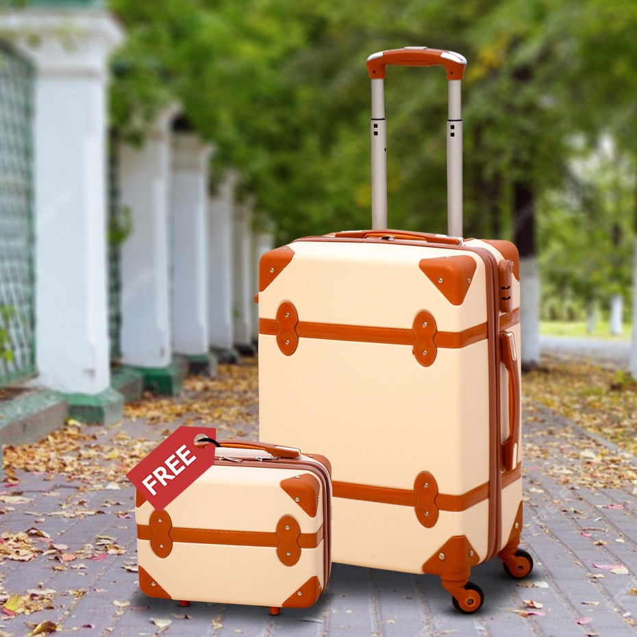 Cabin Size Corner Guard Lightweight ABS Luggage Bag 10 Kg | Beauty Case FREE